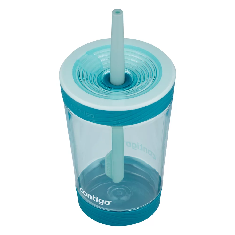 Kids Spill-Proof Tumbler with Straw, 14oz - Image 2