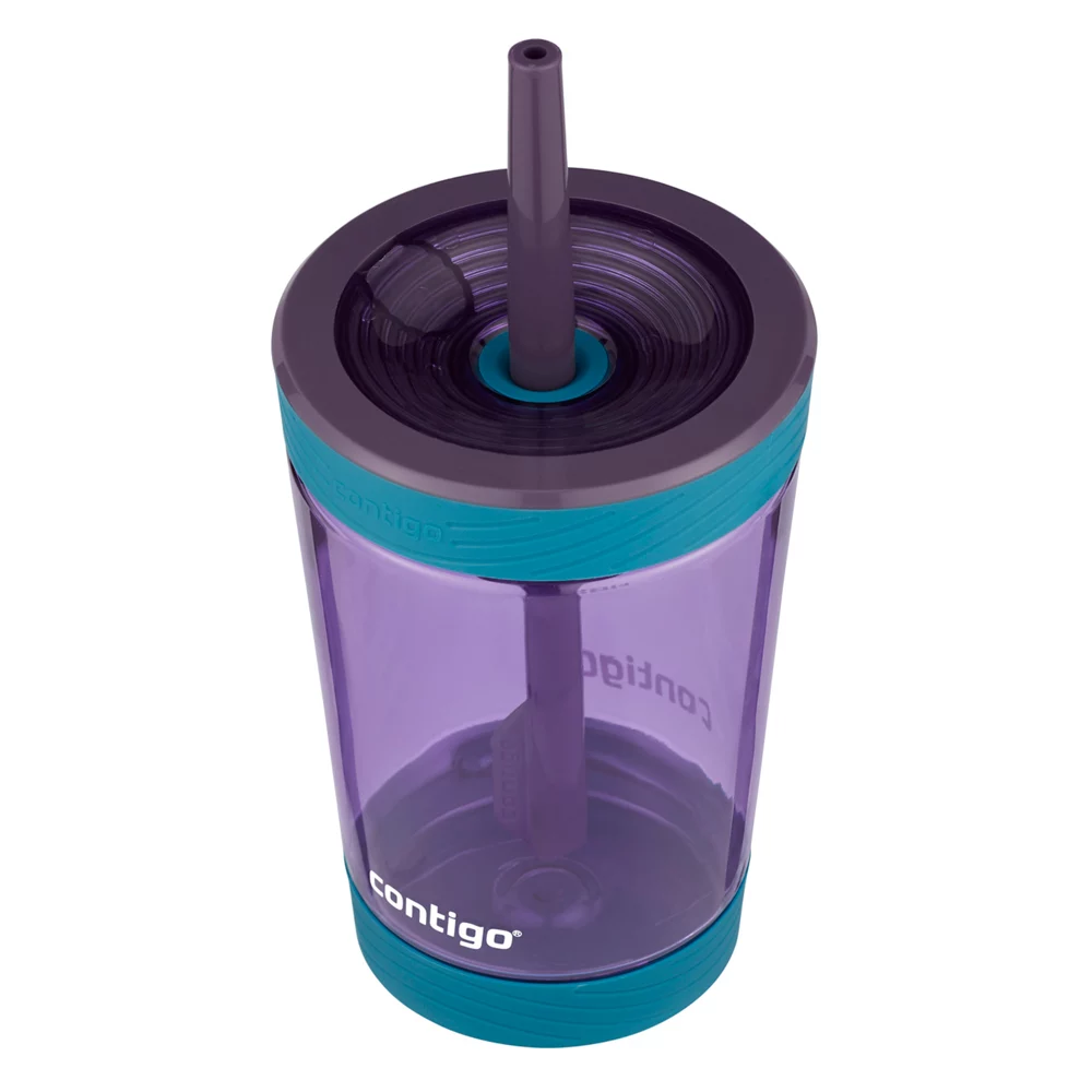 Kids Spill-Proof Tumbler with Straw, 14oz - Image 4