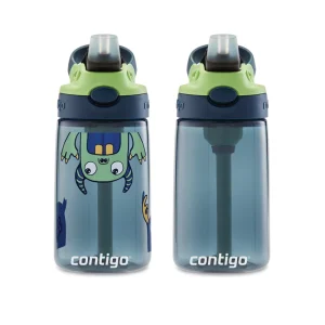 Kids Straw Water Bottle with AUTOSPOUT? Lid, 14oz