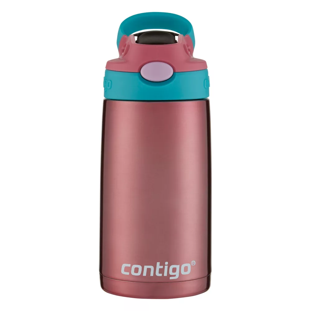 Contigo? Kids Straw Stainless Steel Water Bottle with AUTOSPOUT? Lid, 13oz - Image 2