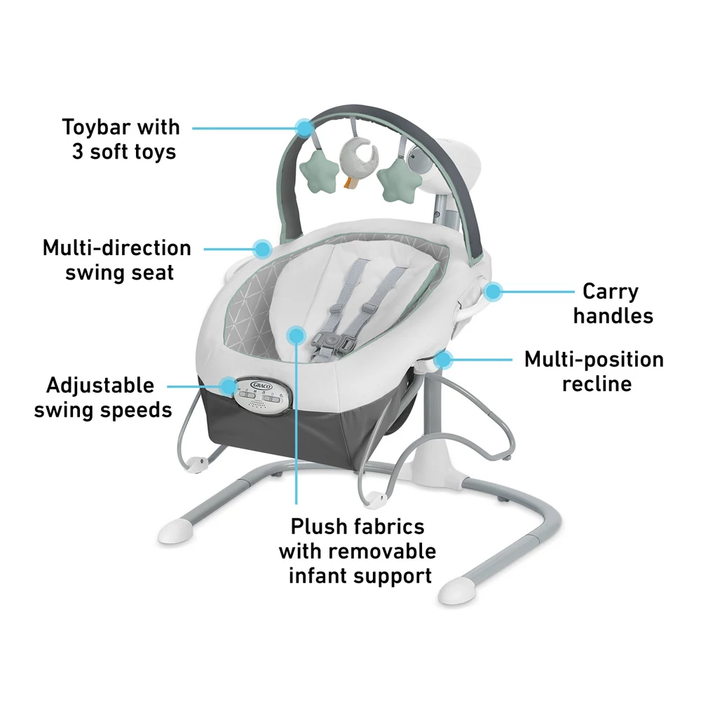 Soothe 'n Sway? LX Swing with Portable Bouncer - Image 6