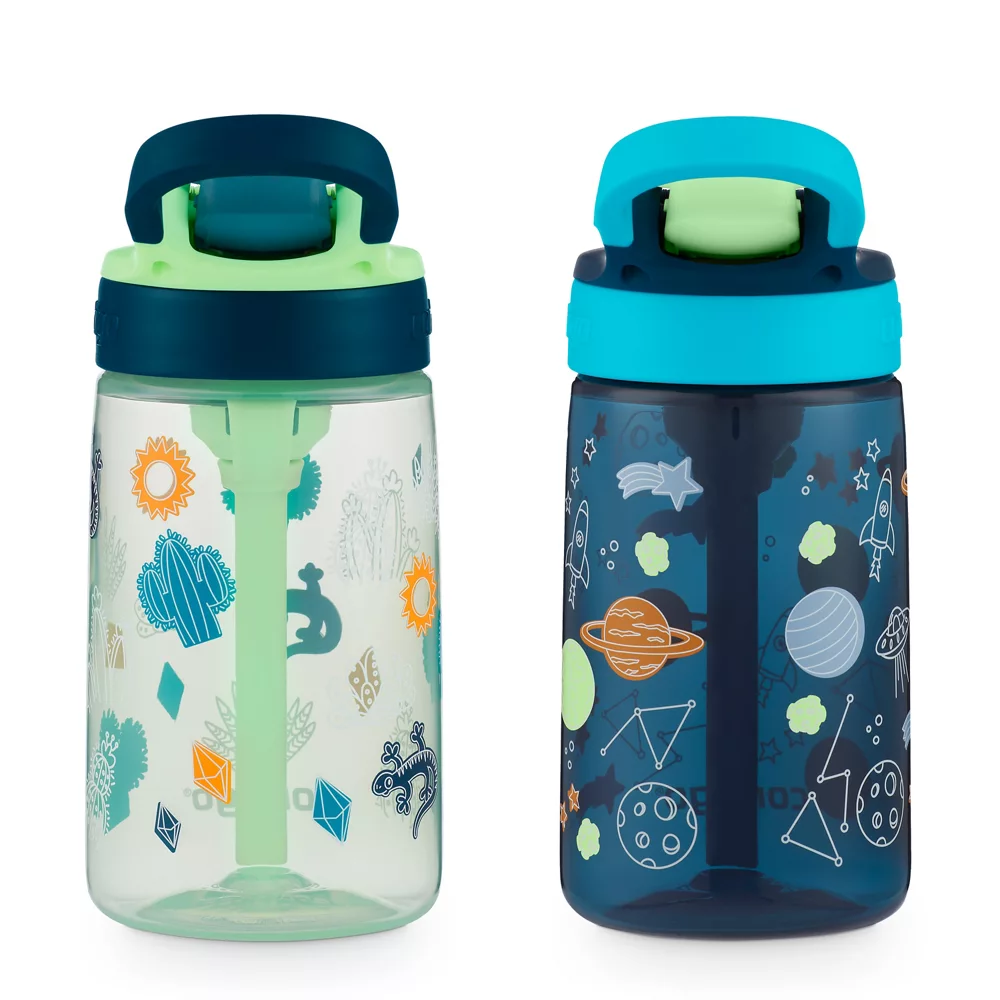 Contigo? Kids Water Bottle with Redesigned AUTOSPOUT? Straw, 14 oz, 2 pack - Image 8