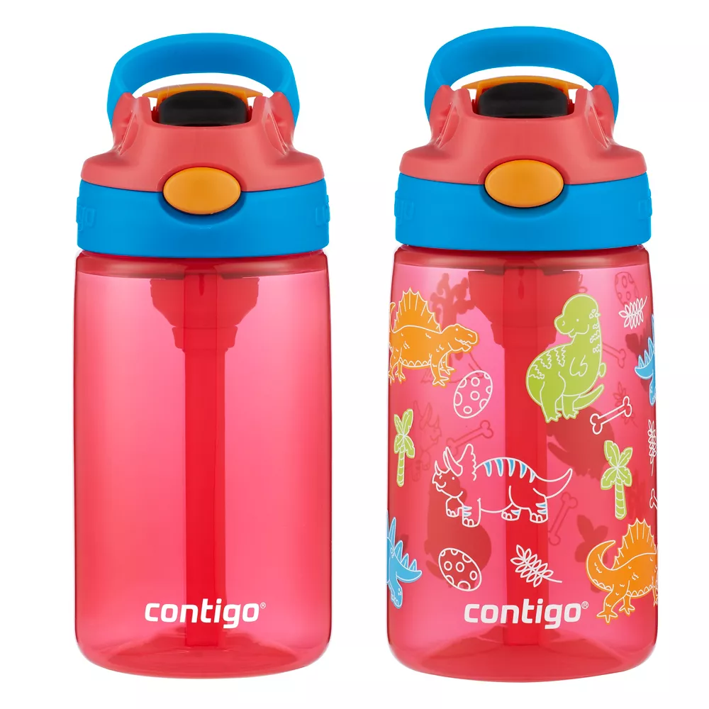 Contigo? Kids Water Bottle with Redesigned AUTOSPOUT? Straw, 14 oz, 2 pack - Image 9