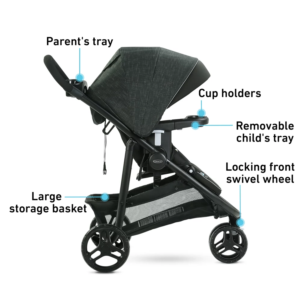Modes? 3 Lite DLX Travel System with SnugRide? 35 Lite LX Infant Car Seat - Image 5