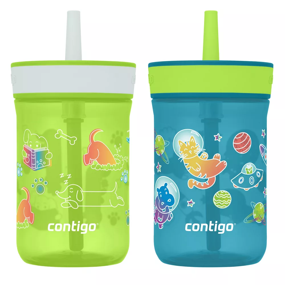Kids?? Leighton Straw Tumbler with Spill-Proof Lid, 14oz - Image 11