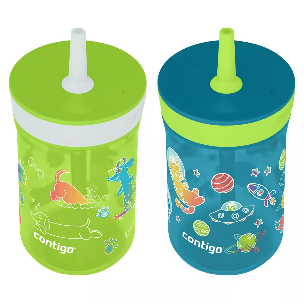 Kids?? Leighton Straw Tumbler with Spill-Proof Lid, 14oz - Image 13