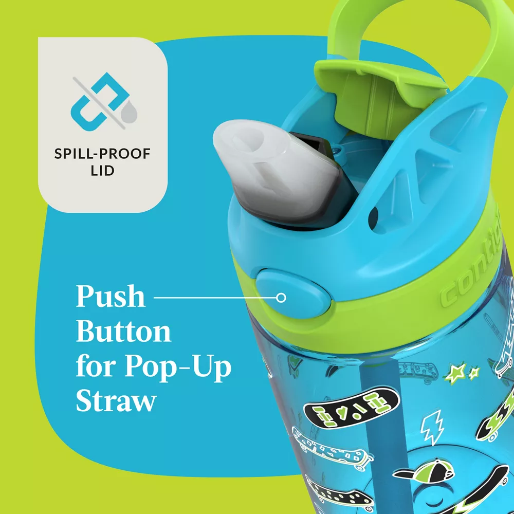 Contigo? Kids Water Bottle with Redesigned AUTOSPOUT? Straw, 14 oz - Image 14