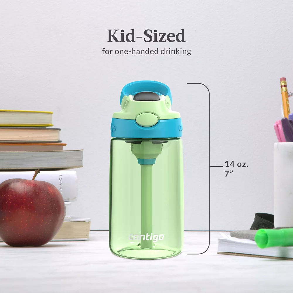 Contigo? Kids Water Bottle with Redesigned AUTOSPOUT? Straw, 14 oz - Image 6