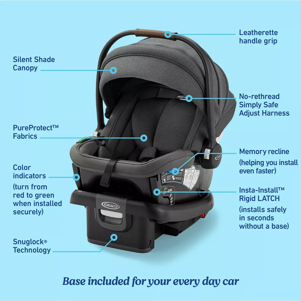 GoMax? Infant Car Seat ft. Insta-Install? Rigid LATCH - Image 10