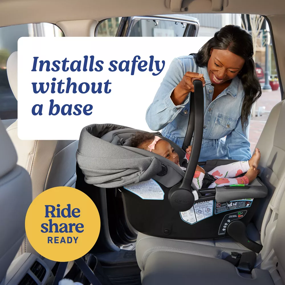 GoMax? Baseless Infant Car Seat ft. Insta-Install? Rigid LATCH - Image 4