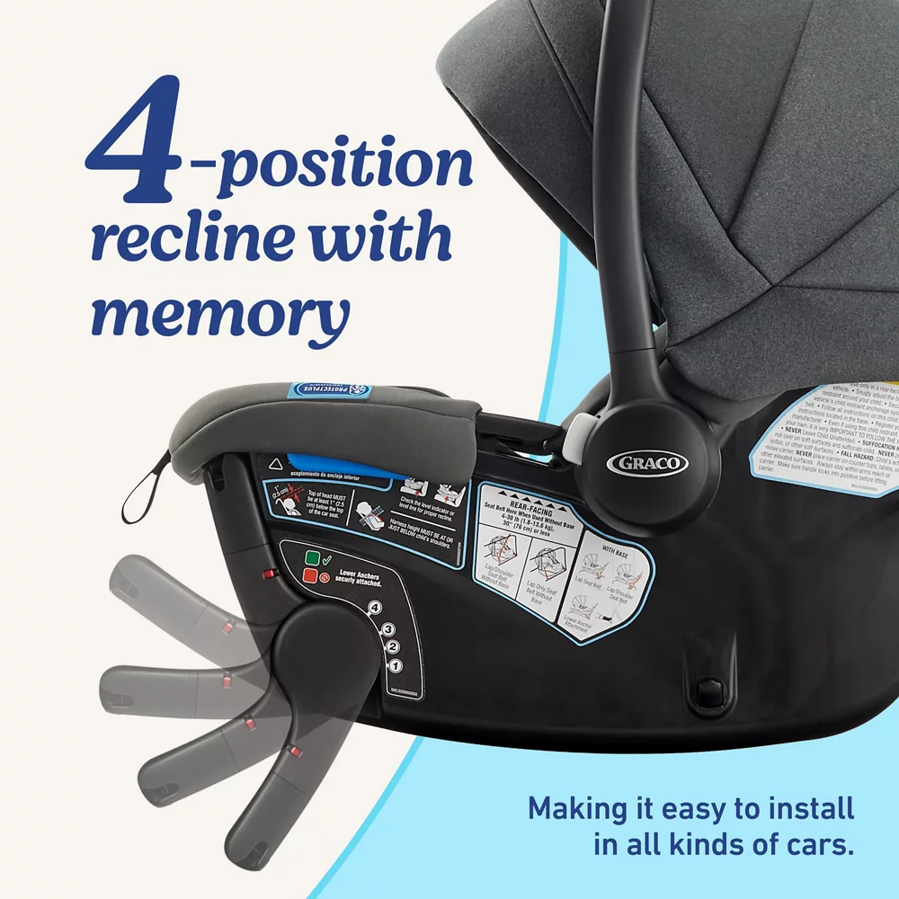 GoMax? Baseless Infant Car Seat ft. Insta-Install? Rigid LATCH - Image 5