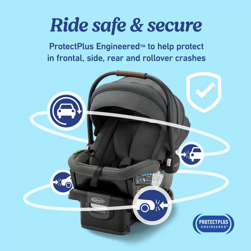 GoMax? Baseless Infant Car Seat ft. Insta-Install? Rigid LATCH - Image 7