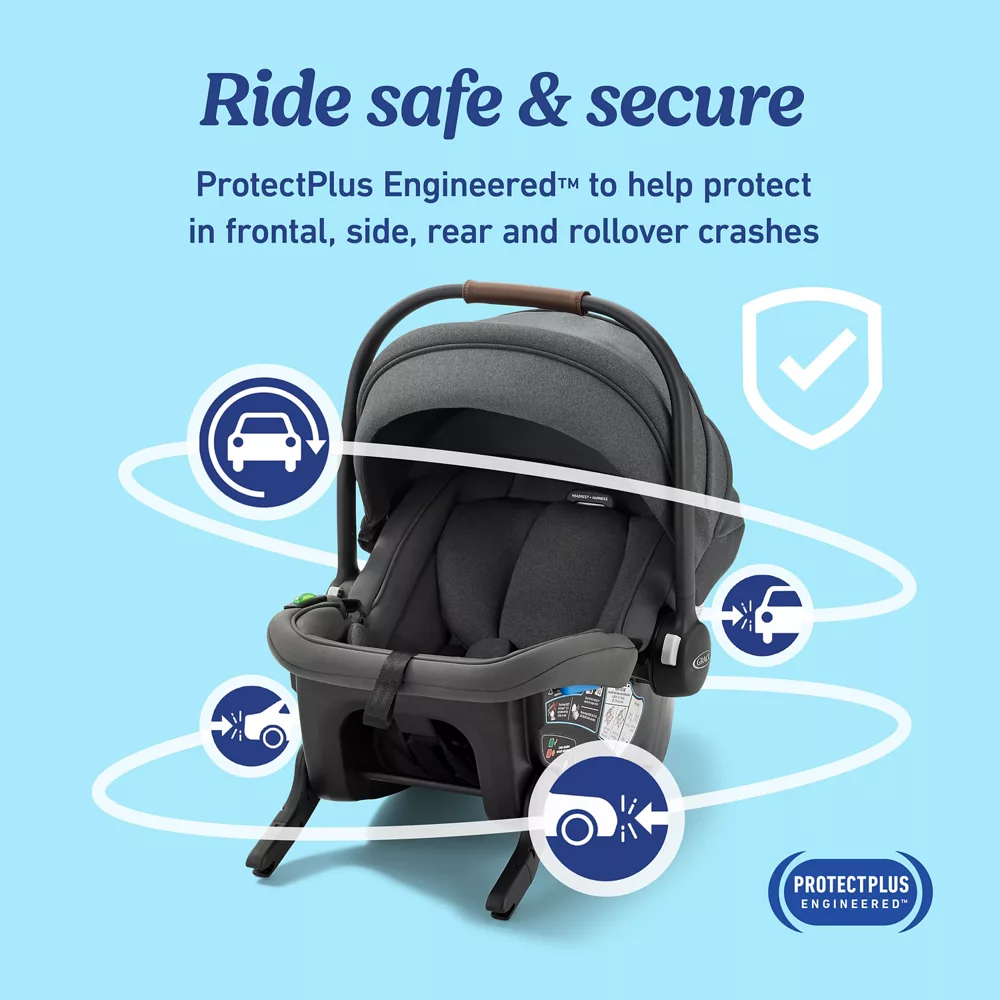 GoMax? Baseless Infant Car Seat ft. Insta-Install? Rigid LATCH - Image 8