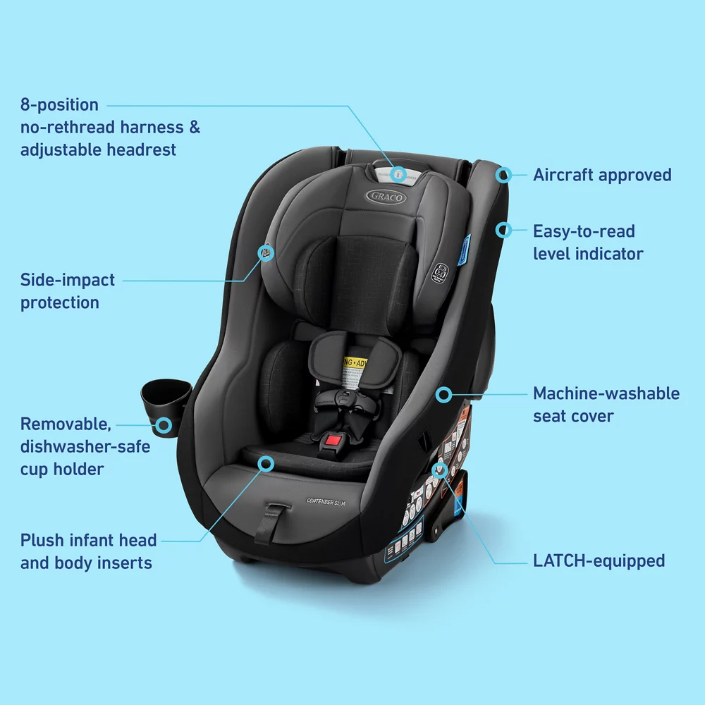 Contender? Slim Convertible Car Seat - Image 8
